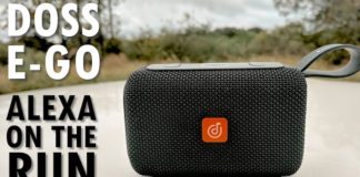 DOSS E-go Alexa Enabled-Portable Bluetooth Speaker